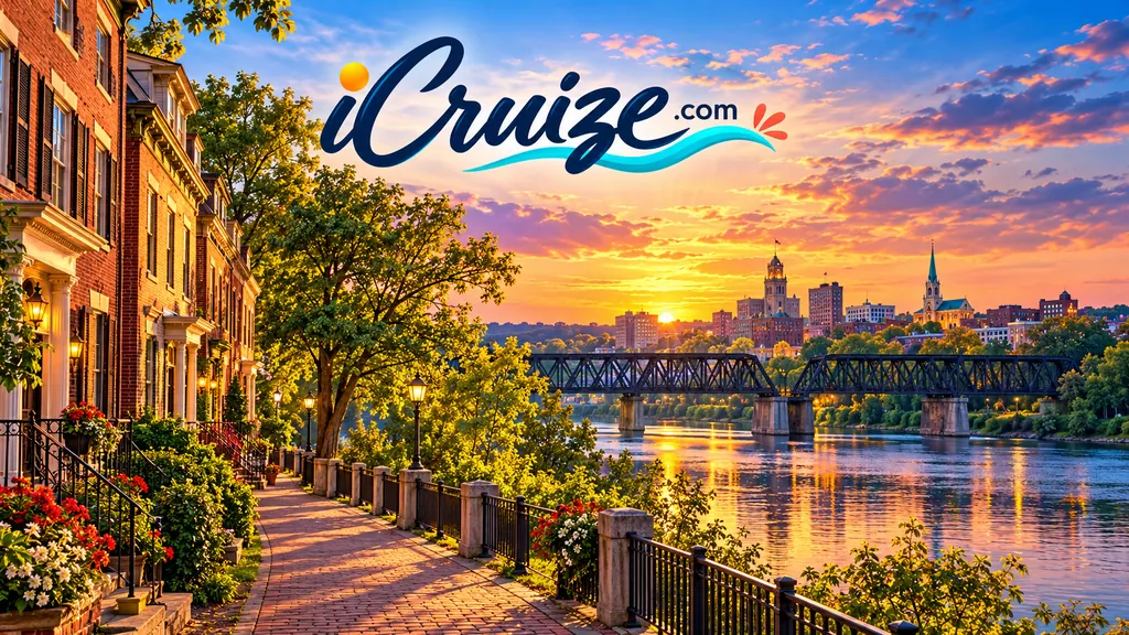 Original iCruize.com travel illustration inspired by Schenectady, New York