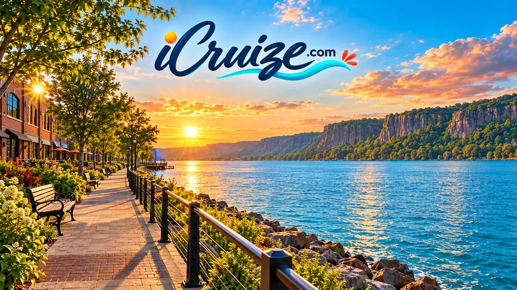 Original iCruize.com travel illustration inspired by Yonkers, New York